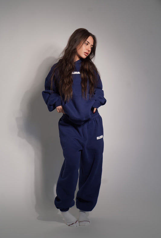 Navy trackpants