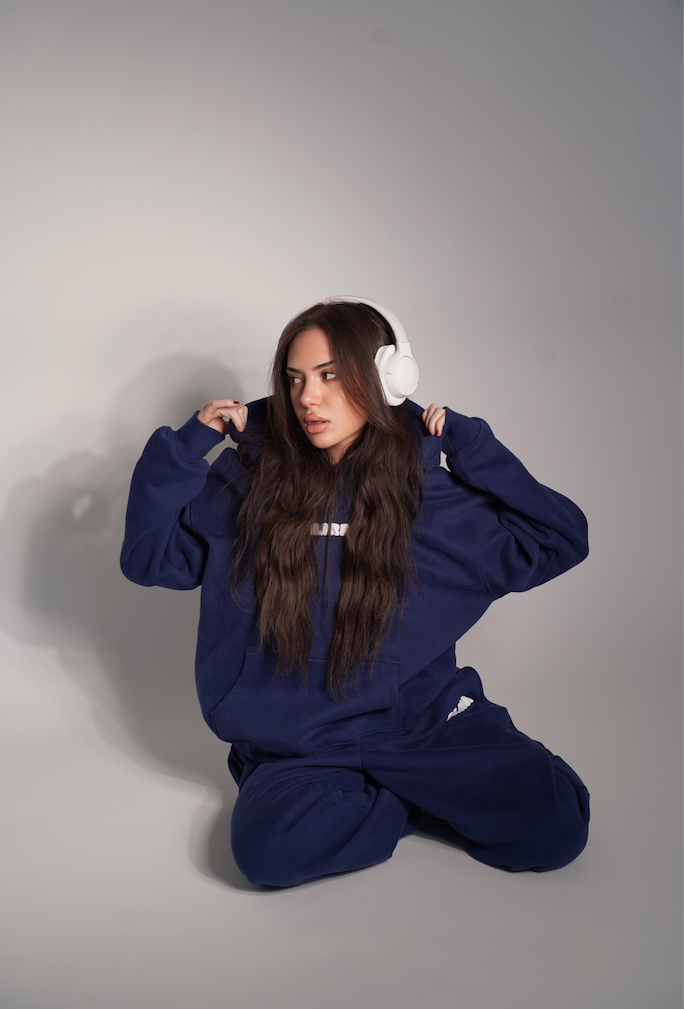 Navy trackpants